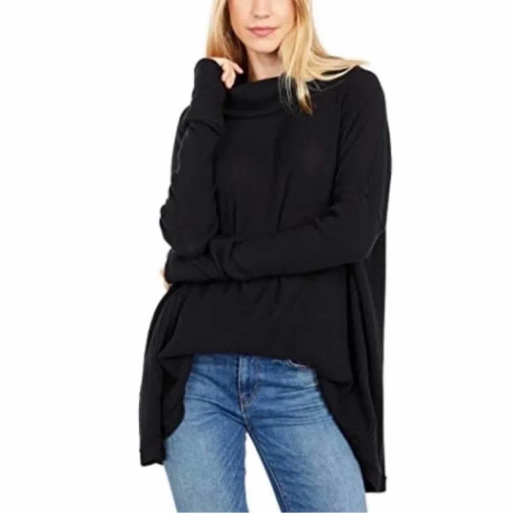 Free People Juicy Cowl Neck Pullover
